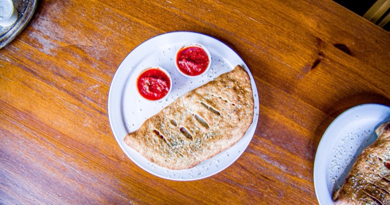 Calzone from the CraigO's food truck