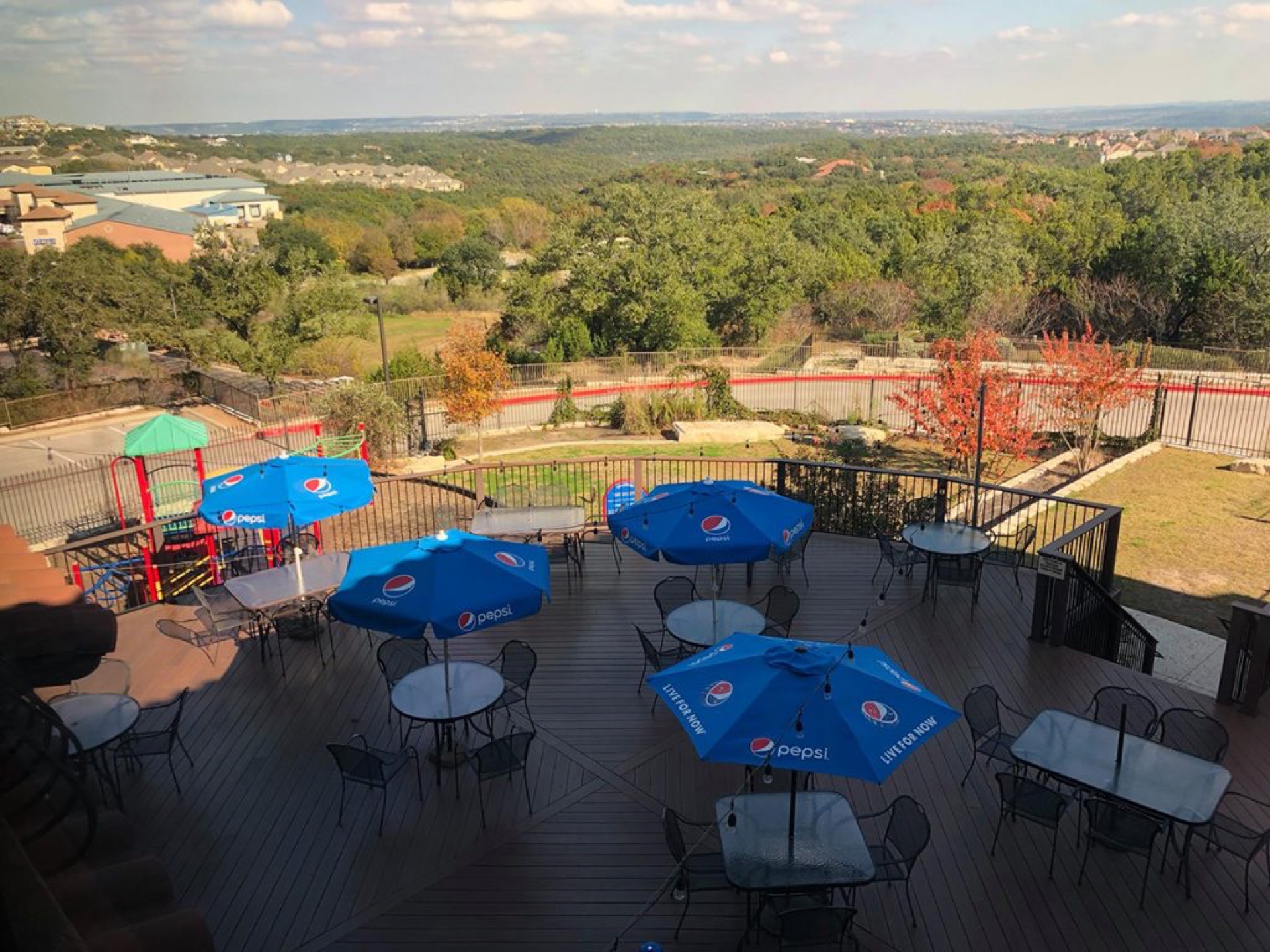 CraigO's Lakeway location, set up for a private event