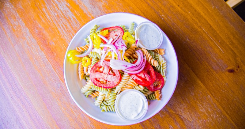 Pasta from the CraigO's food truck