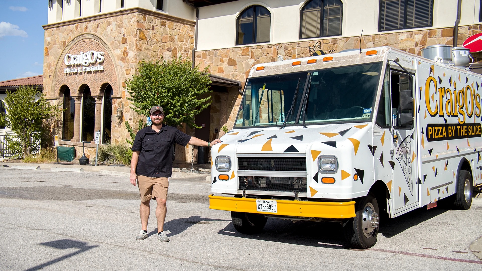 CraigO's Food Truck parked outside the Lakeway restaurant